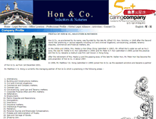 Tablet Screenshot of honco.com.hk